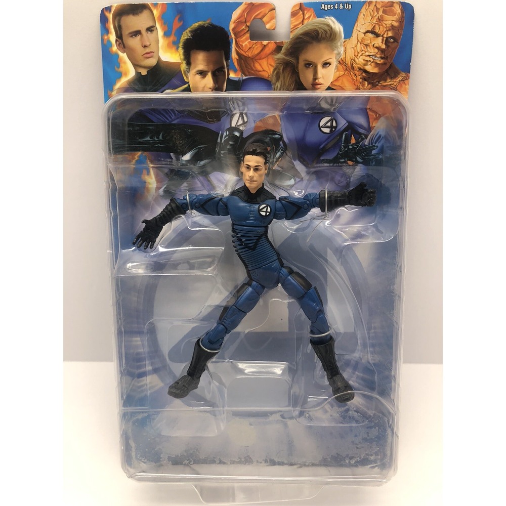 NEW 2005 TOYBIZ FANTASTIC FOUR 4 MR FANTASTIC SPRING ATTACK ACTION‎ FIGURE!
